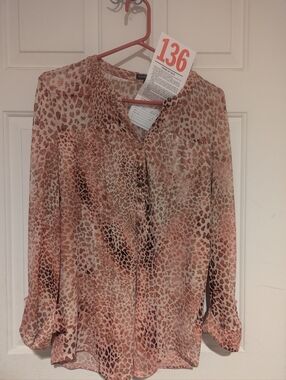 Lot 136 Red Blouse - XL